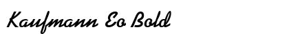 Kaufmann Eo Bold preview
