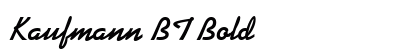 Kaufmann BT Bold Preview