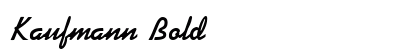 Kaufmann Bold preview