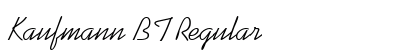 Kaufmann BT Regular preview
