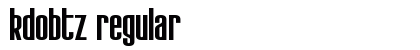 KdoBtz Regular preview