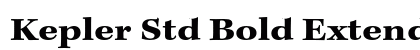 Kepler Std Bold Extended Caption Preview