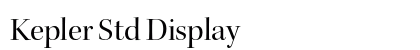 Kepler Std Display Preview