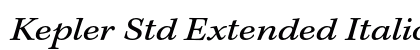 Kepler Std Extended Italic Caption Preview
