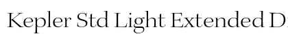 Kepler Std Light Extended Display Preview