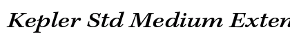 Kepler Std Medium Extended Italic Caption Preview