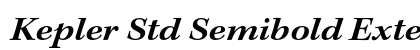 Kepler Std Semibold Extended Italic Preview