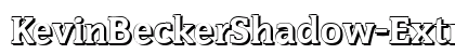 KevinBeckerShadow-ExtraBold Regular preview