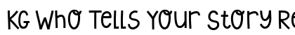 KG Who Tells Your Story Regular preview