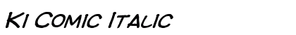 Ki Comic Italic preview