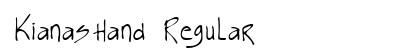 KianasHand Regular preview