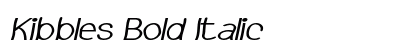 Kibbles Bold Italic preview