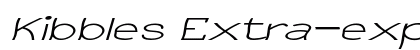 Kibbles Extra-expanded Italic preview