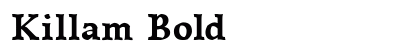 Killam Bold preview