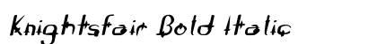 Knightsfair Bold Italic preview