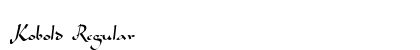 Kobold Regular preview