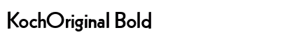 KochOriginal Bold Preview