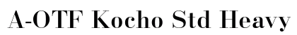 A-OTF Kocho Std Heavy preview