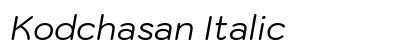 Kodchasan Italic Preview