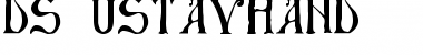 DS UstavHand Regular Font