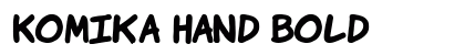 Komika Hand Bold preview