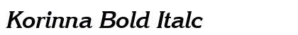 Korinna Bold Italc Preview