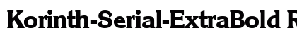 Korinth-Serial-ExtraBold Regular Preview