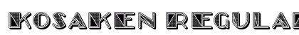 Kosaken Regular preview