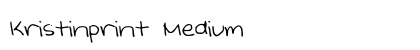 Kristinprint Medium preview