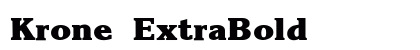 Krone ExtraBold Preview