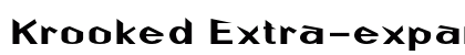 Krooked Extra-expanded Bold Preview