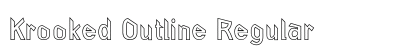 Krooked Outline Regular preview