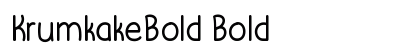 KrumkakeBold Bold preview