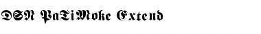 DSN PaTiMoke Extend Regular Font