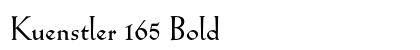 Kuenstler 165 Bold preview