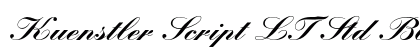 Kuenstler Script LT Std Black preview