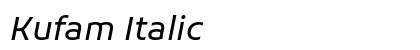 Kufam Italic preview