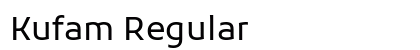 Kufam Regular Preview