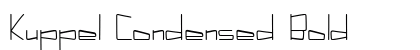 Kuppel Condensed Bold Preview