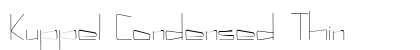 Kuppel Condensed Thin Preview