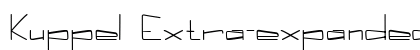 Kuppel Extra-expanded Bold Preview