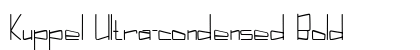 Kuppel Ultra-condensed Bold Preview