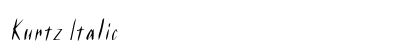 Kurtz Italic preview