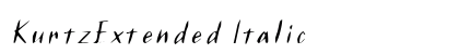 KurtzExtended Italic preview