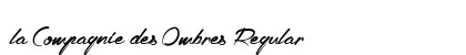 la Compagnie des Ombres Regular preview