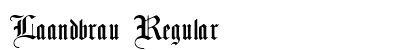 Laandbrau Regular preview