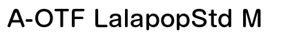 A-OTF LalapopStd M preview