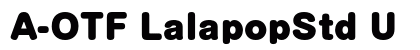 A-OTF LalapopStd U preview