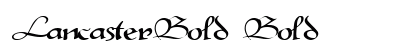 LancasterBold Bold preview