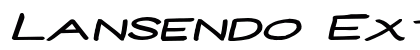 Lansendo Extra-expanded Italic preview